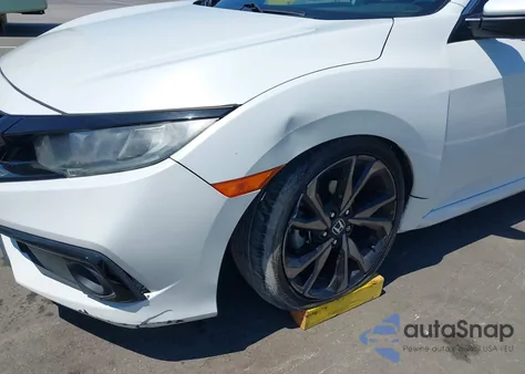 2019 Honda Civic Sport из США, поврежденный, VIN 19XFC2F85KE205642